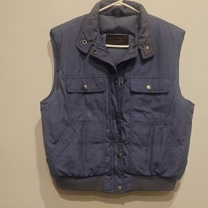 Eddie Bauer Blue Quilted Vest